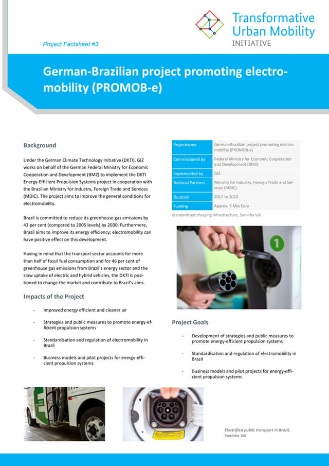 German-Brazilian project promoting electro-mobility