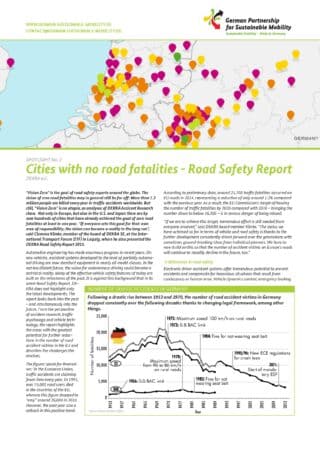 Spotlight No. 2 – Cities with No Road Fatalities – Road Safety Report