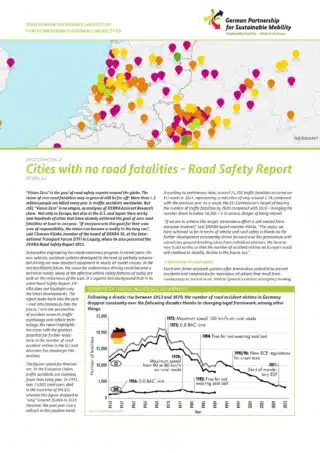 Spotlight No. 2 – Cities with No Road Fatalities – Road Safety Report