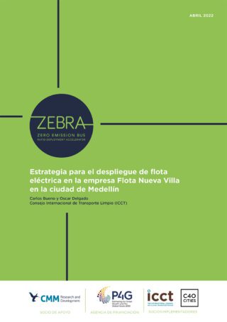 Estrategia para el despliegue de flota eléctrica en la empresa Flota Nueva Villa en la ciudad de Medellín