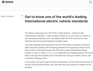 What is ISO 15118 – Road Vehicles – Vehicle to grid communication interface