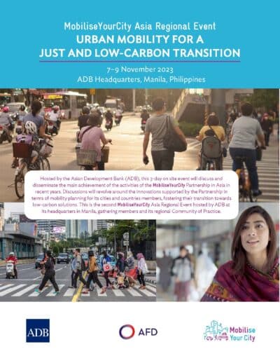 Urban Mobility for a Just and Low-Carbon Transition in Manila