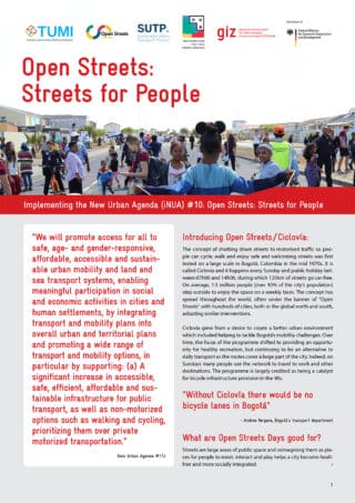 iNUA #10: Open Streets – Streets for People