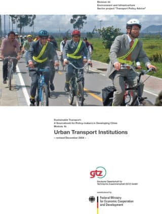 SUTP Module 1b – Urban Transport Institutions