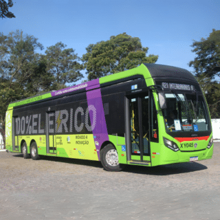 Report on operational tests of electric buses in Curitiba