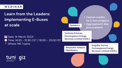 Webinar: Learn from Leaders – Implementing E-Buses at Scale
