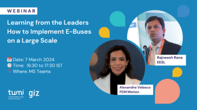 Webinar: Learning from the Leaders – How to Implement E-Buses on a Large Scale
